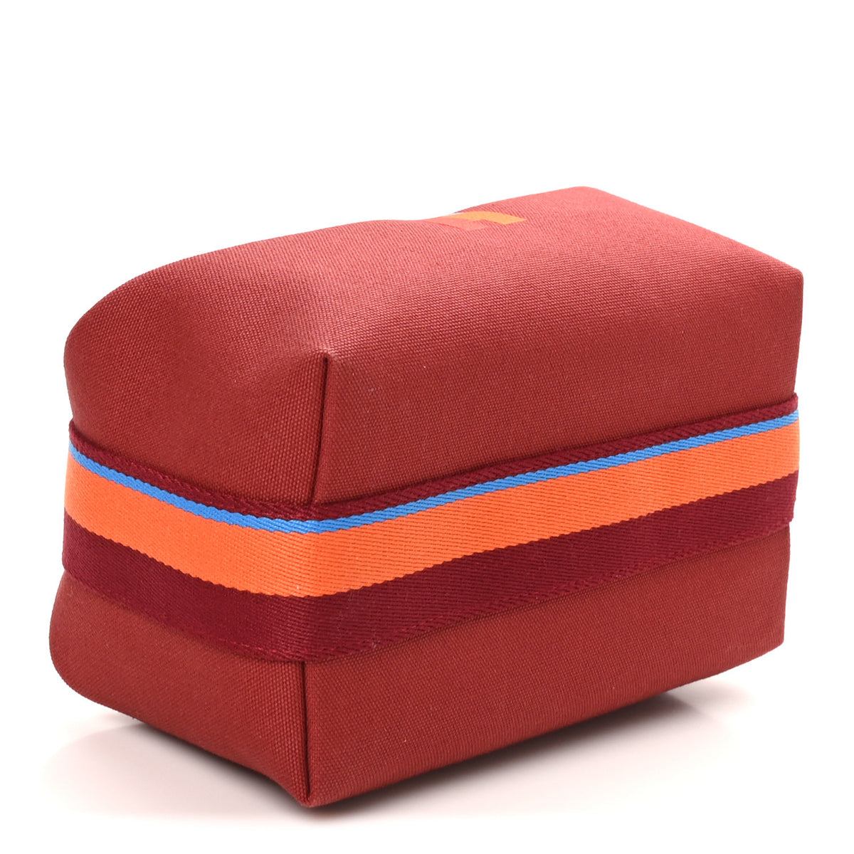 Hermes Cotton Canvas H Pavillon Small Bride-A-Brac Pouch Rouge H 4 of 7