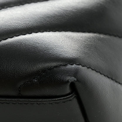 Saint Laurent Calfskin Y Quilted Monogram Monochrome Small Loulou Chain Satchel Black 13 of 13