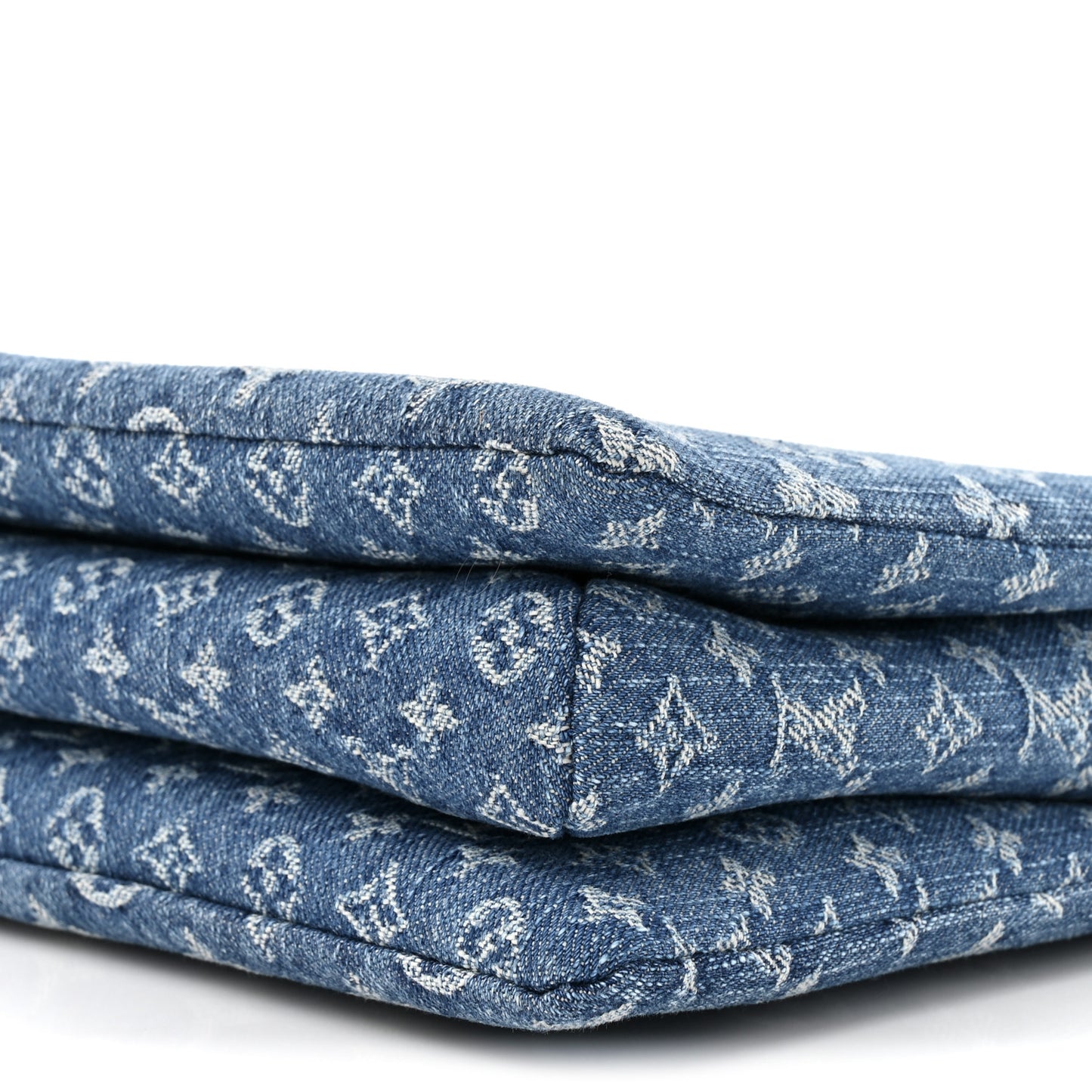 Monogram Denim Coussin PM Blue
