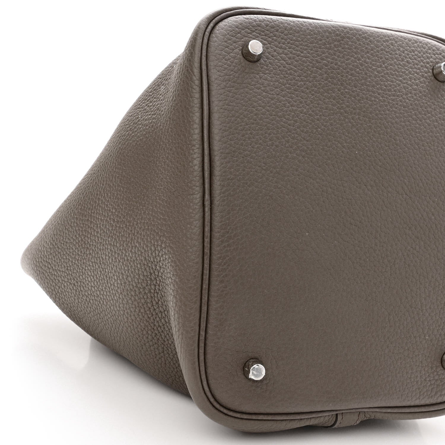 Hermes Taurillon Clemence Picotin Lock 22 MM Etain 9 of 10