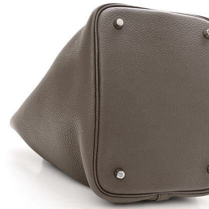 Hermes Taurillon Clemence Picotin Lock 22 MM Etain 9 of 10