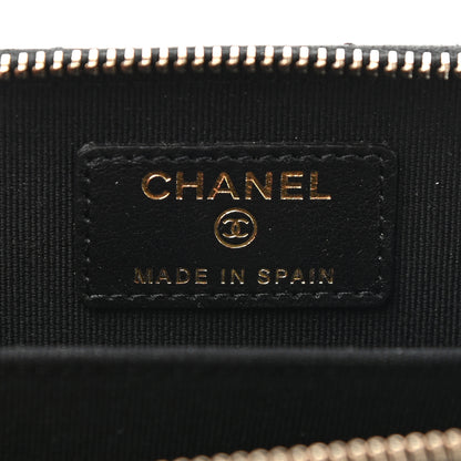 Chanel Caviar Quilted CC Zip Card Holder Black 6 of 8