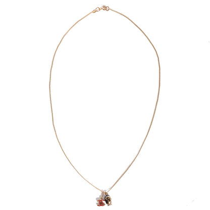 Chanel Enamel CC Doll Necklace Gold 3 of 5