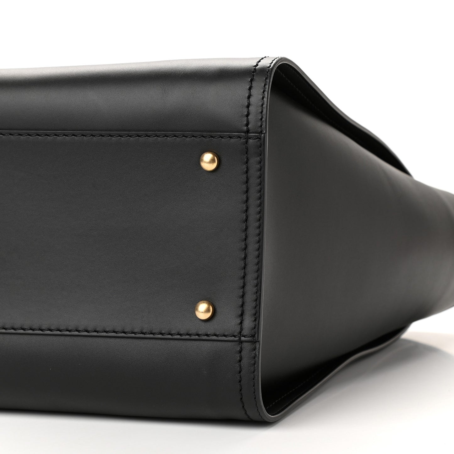 Calfskin Medium Deauville Tote Black