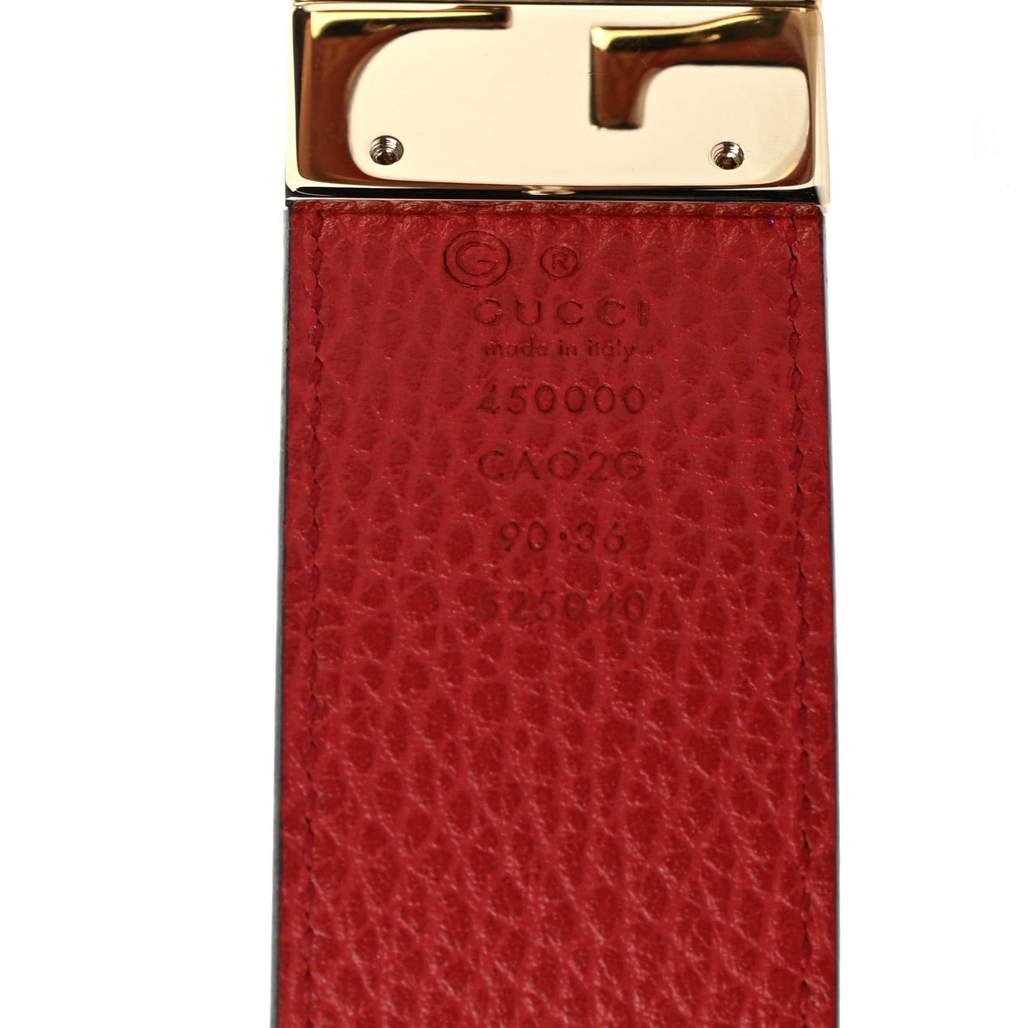 Calfskin 1973 Reversible Belt 90 36 Black Red