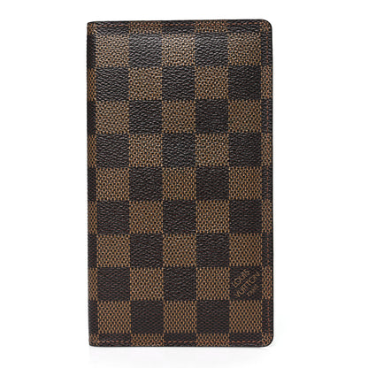 Louis Vuitton Damier Ebene Checkbook Cover Wallet 1 of 7