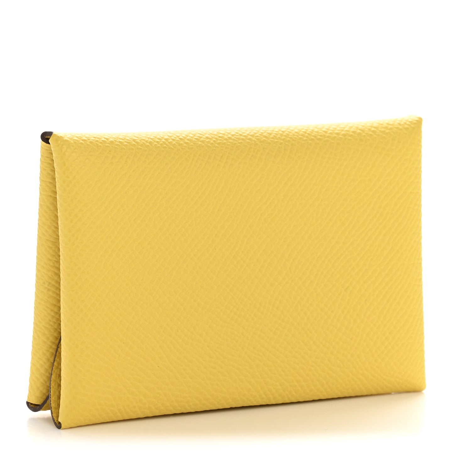 Epsom Calvi Duo Card Case Jaune De Naples