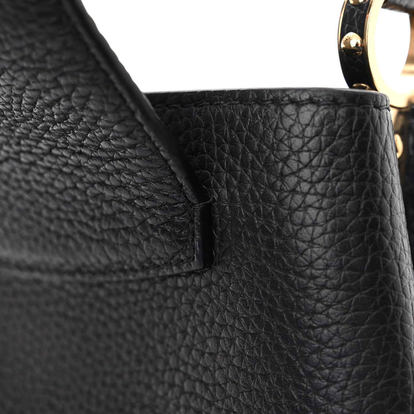 Taurillon Mini Capucines Black