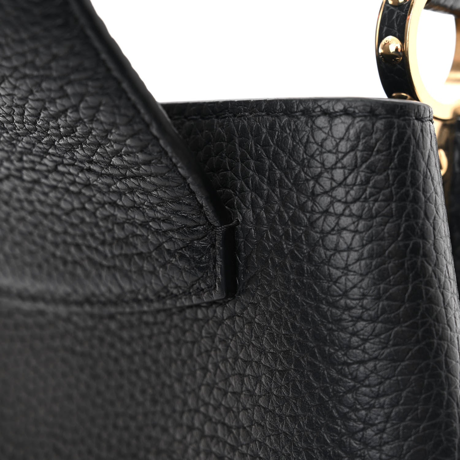 Louis Vuitton Taurillon Mini Capucines Black 11 of 13