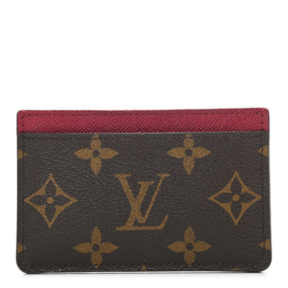 Louis Vuitton Monogram Card Holder Fuchsia 1 of 10