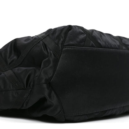 Chanel Nylon Grosgrain Quilted Lifestyle Shopping Tote Black 9 of 10