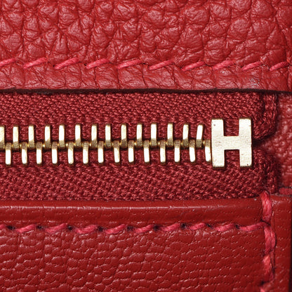 Hermes Togo Kelly Retourne 28 Rouge Casaque 16 of 37