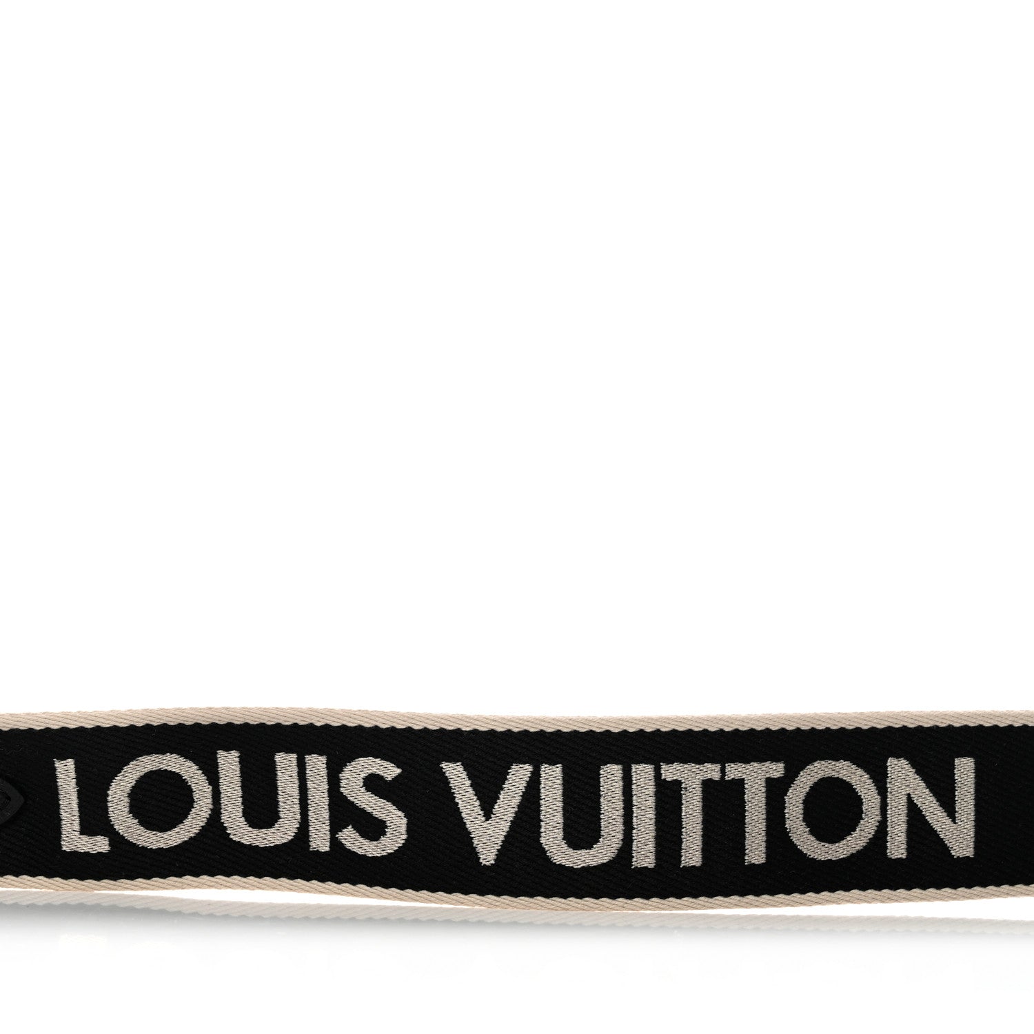 Louis Vuitton Jacquard Diane Shoulder Strap Black Ivory 4 of 4