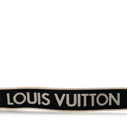 Louis Vuitton Jacquard Diane Shoulder Strap Black Ivory 4 of 4
