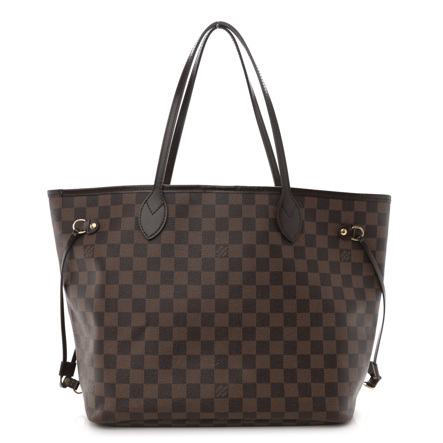 Louis Vuitton Damier Ebene Neo Neverfull MM Rose Ballerine 1 of 12