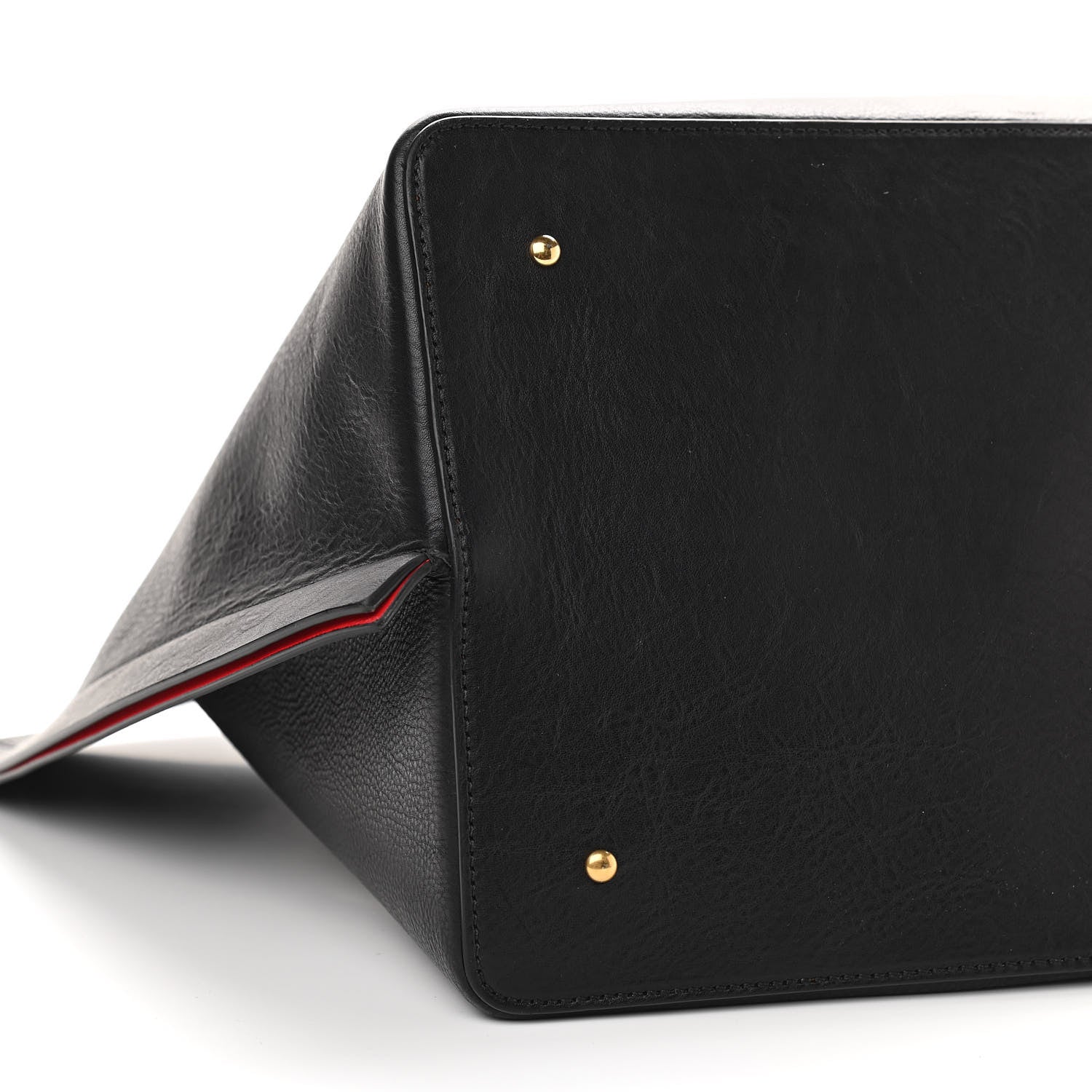 Valentino Garavani Grainy Calfskin Large VLogo Escape Shopper Black 9 of 10