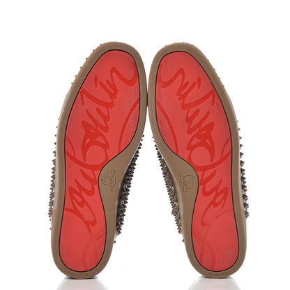 Christian Louboutin Calfskin Mens Lou Spikes Flat Sneakers 42 5 of 8