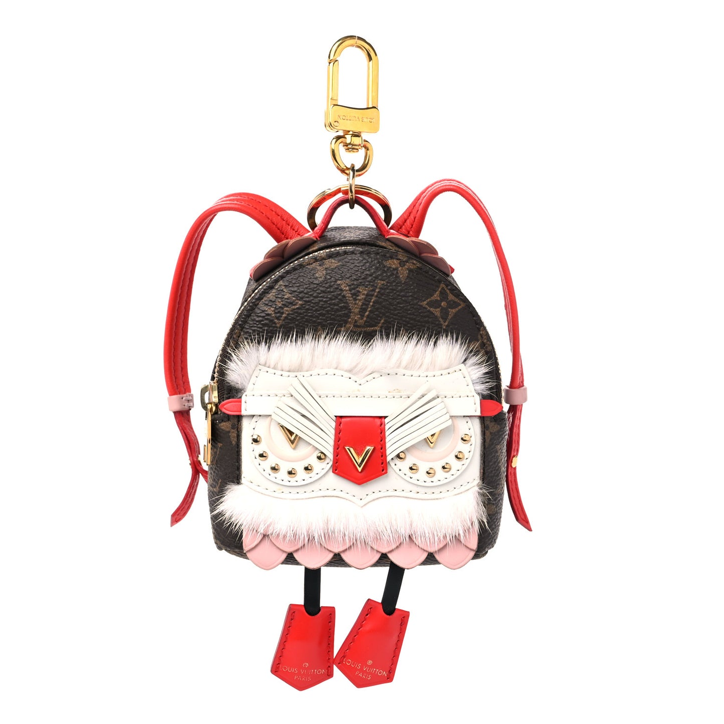 Monogram Wild Bag Palm Springs Bag Charm Key Holder