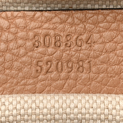 Gucci Pebbled Calfskin Small Soho Disco Bag Camelia 7 of 13