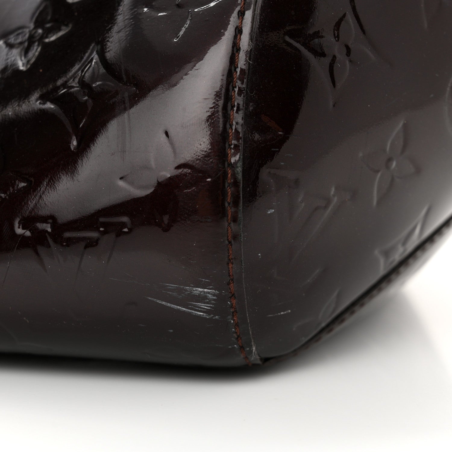 Louis Vuitton Vernis Sherwood GM Amarante 17 of 17