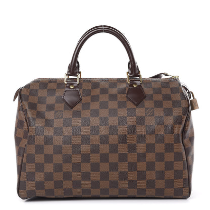 Louis Vuitton Damier Ebene Speedy 30 1 of 16