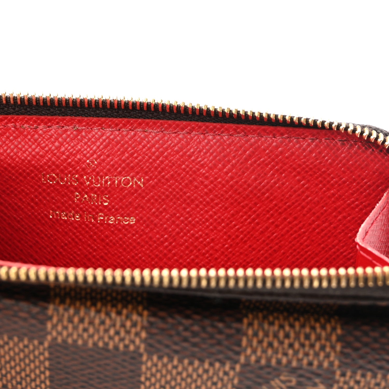 Louis Vuitton Damier Ebene Recto Verso Card Holder Red 6 of 6