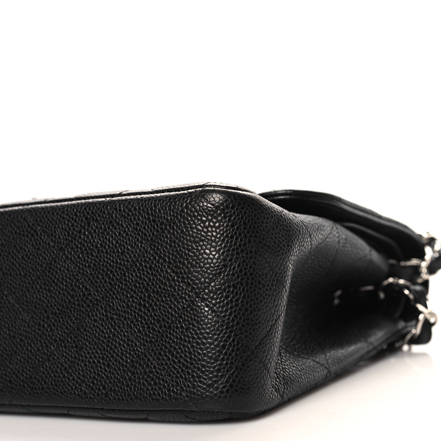 Chanel Caviar Quilted Jumbo Double Flap Black 10 of 12