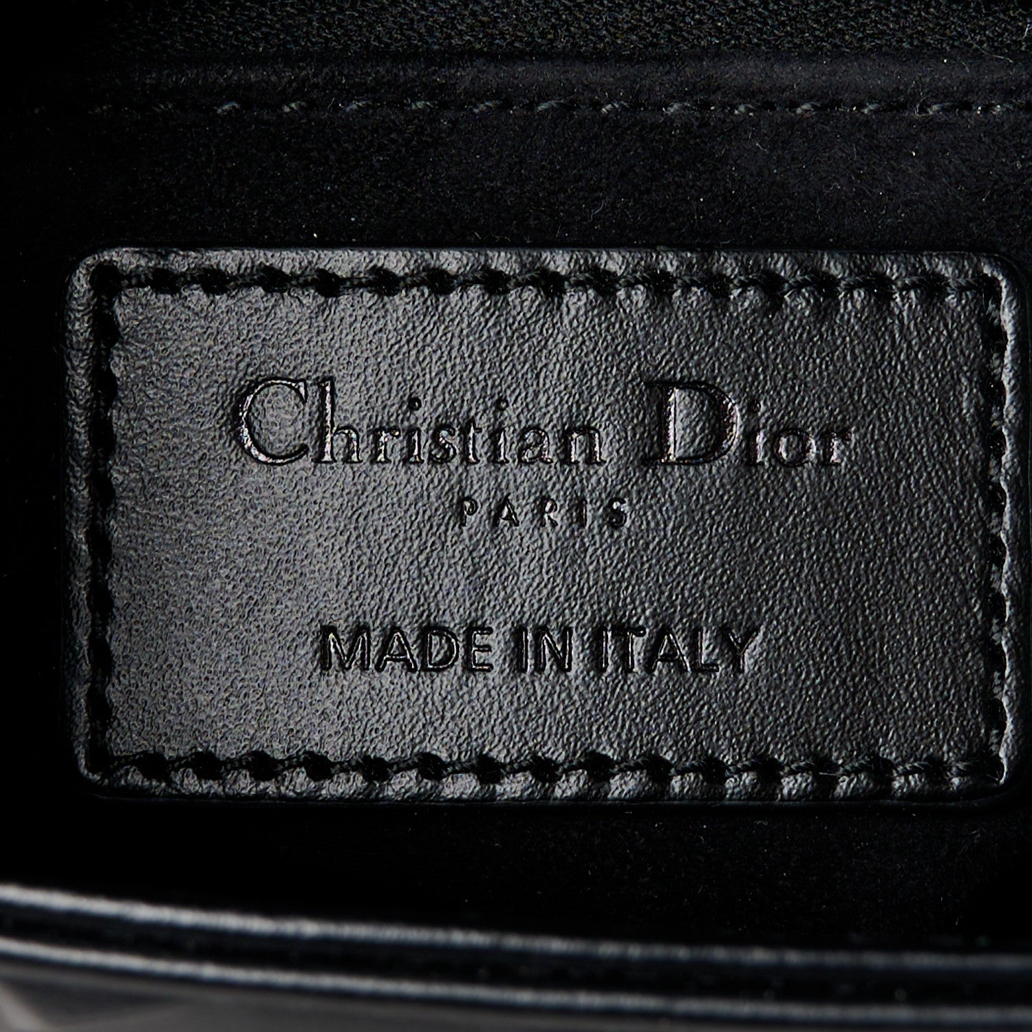 Christian Dior Calfskin Cannage Diamond Small My ABCDior Lady Dior Black 6 of 13