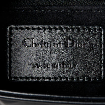 Christian Dior Calfskin Cannage Diamond Small My ABCDior Lady Dior Black 6 of 13