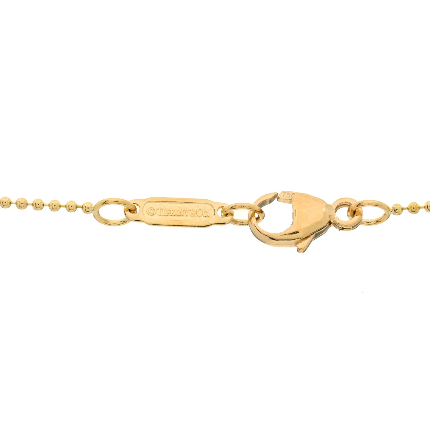 18K Yellow Gold Mom Heart Tag Pendant Necklace
