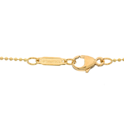 Tiffany 18K Yellow Gold Mom Heart Tag Pendant Necklace 3 of 4