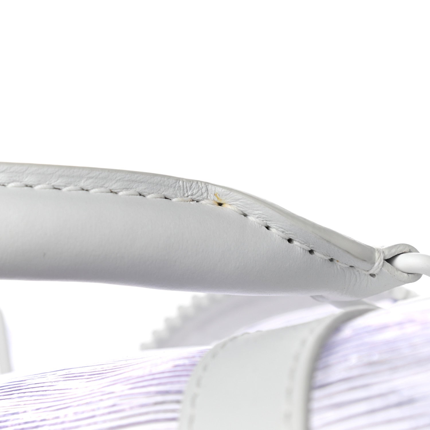 Louis Vuitton PVC Epi Embossed Wavy Keepall Bandouliere 50 White 9 of 9