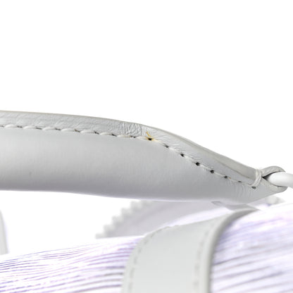 Louis Vuitton PVC Epi Embossed Wavy Keepall Bandouliere 50 White 9 of 9