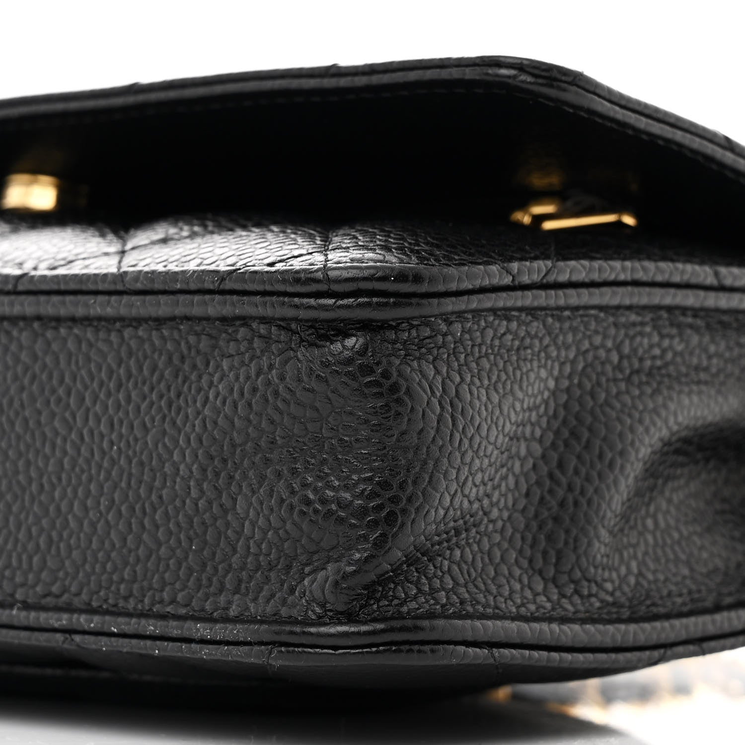 Chanel Caviar Quilted Wallet On Chain WOC Black 11 of 12