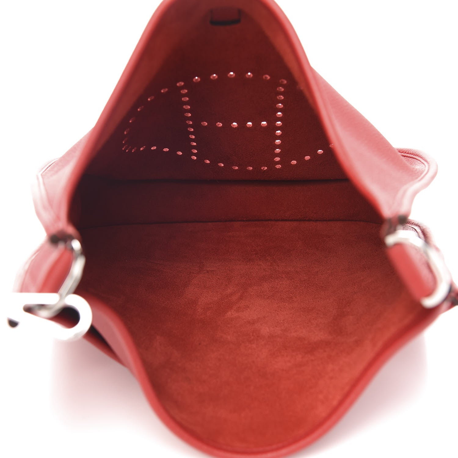 Hermes Taurillon Clemence Evelyne III PM Rouge Piment 5 of 11