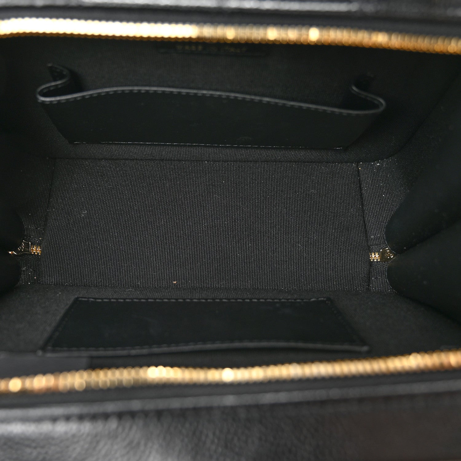 Chanel Caviar Quilted Top Handle Vanity With Chain Black 5 of 10