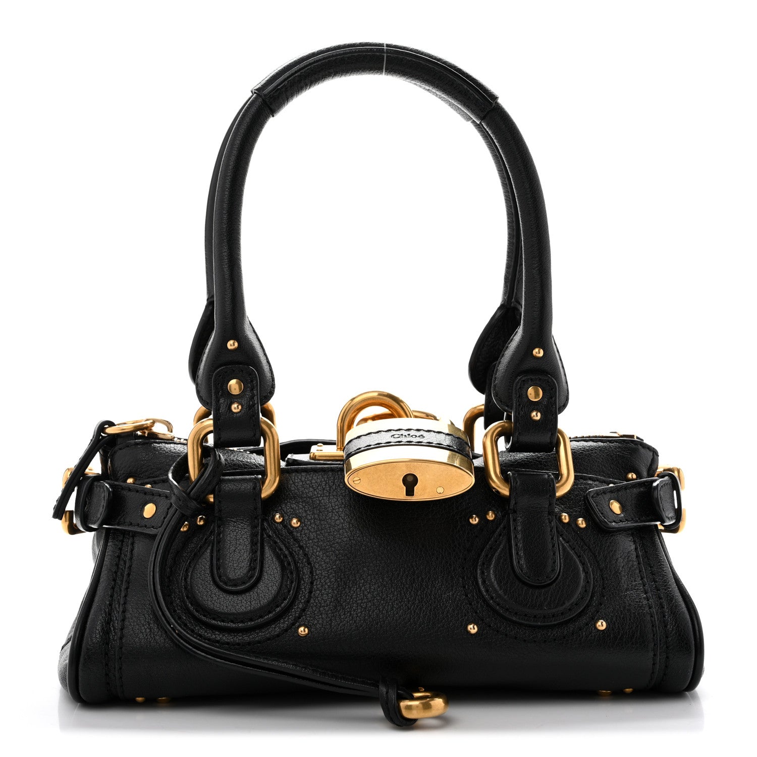 Chloe Grained Buffalo Small Paddington Black 1 of 11