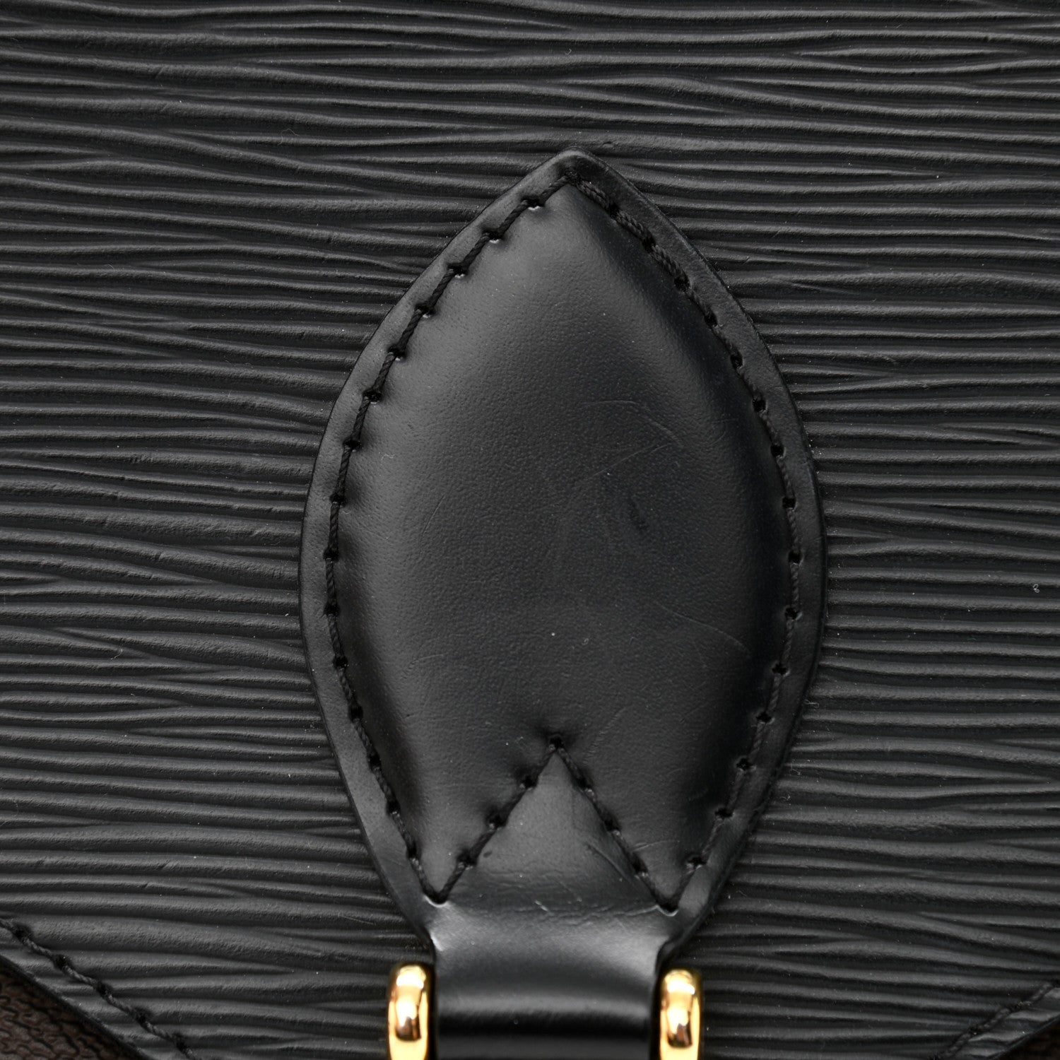 Louis Vuitton Epi Monogram Saint Michel Black 9 of 12