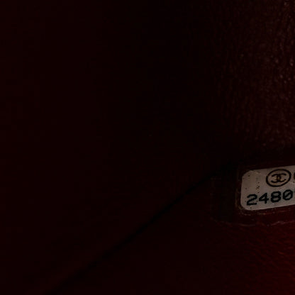 Chanel Lambskin Quilted Jumbo Double Flap Burgundy 7 of 19