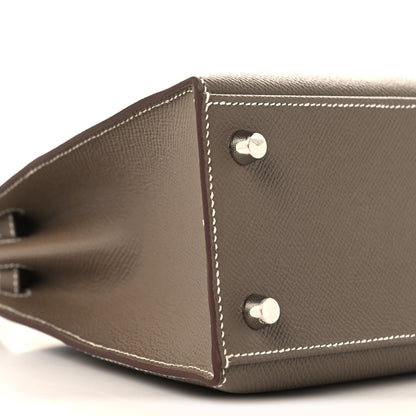 Hermes Epsom Kelly Sellier 25 Etoupe 9 of 11