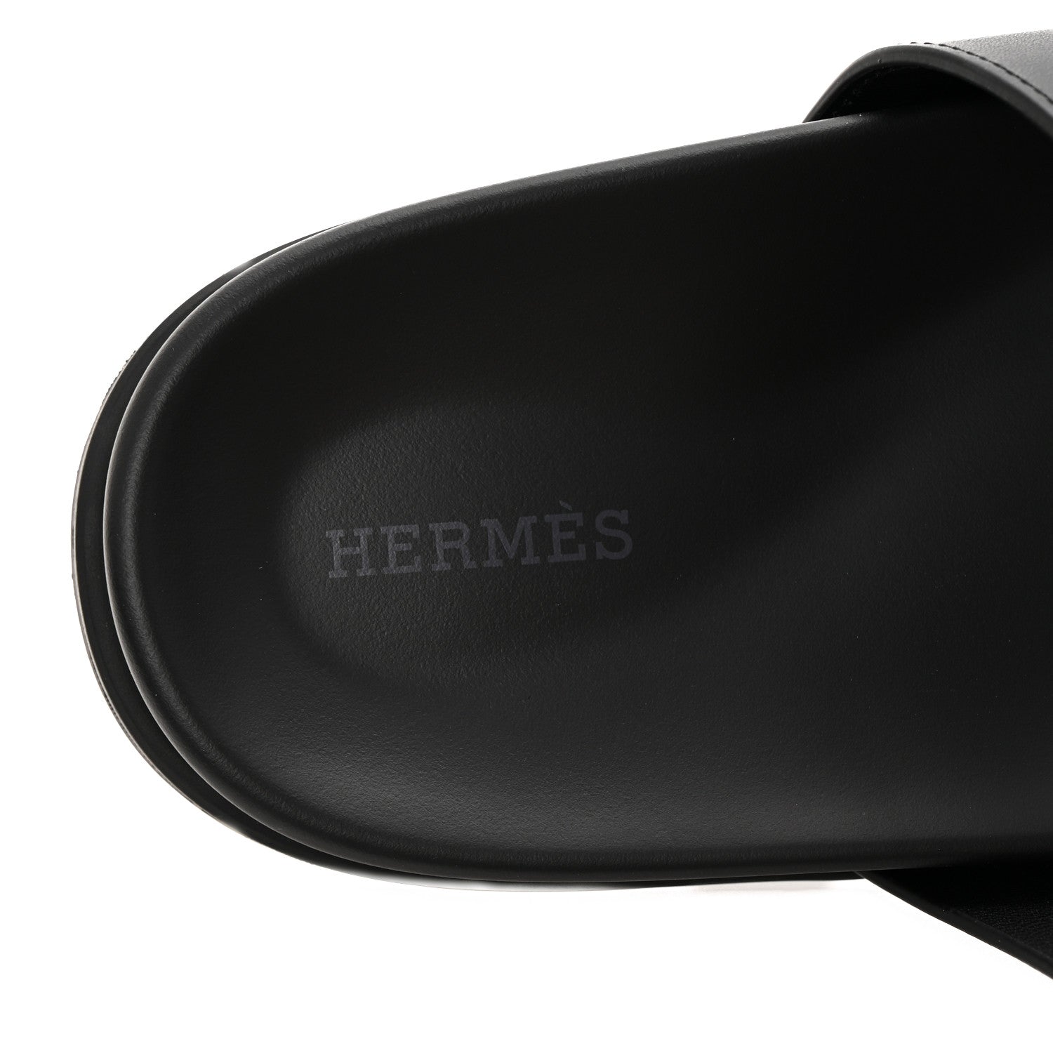 Hermes Calfskin Womens Chypre Sandals 40 Black 8 of 12