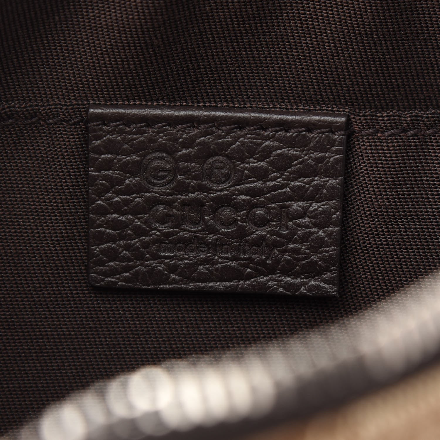 Gucci Monogram Belt Bag Dark Brown 6 of 9
