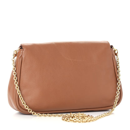 Fendi Vitello Flamingo Fendista Pouchette Crossbody Orzo 3 of 9