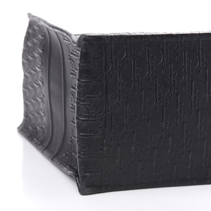 Christian Dior Oblique Calfskin Embossed Book Tote Black 8 of 10