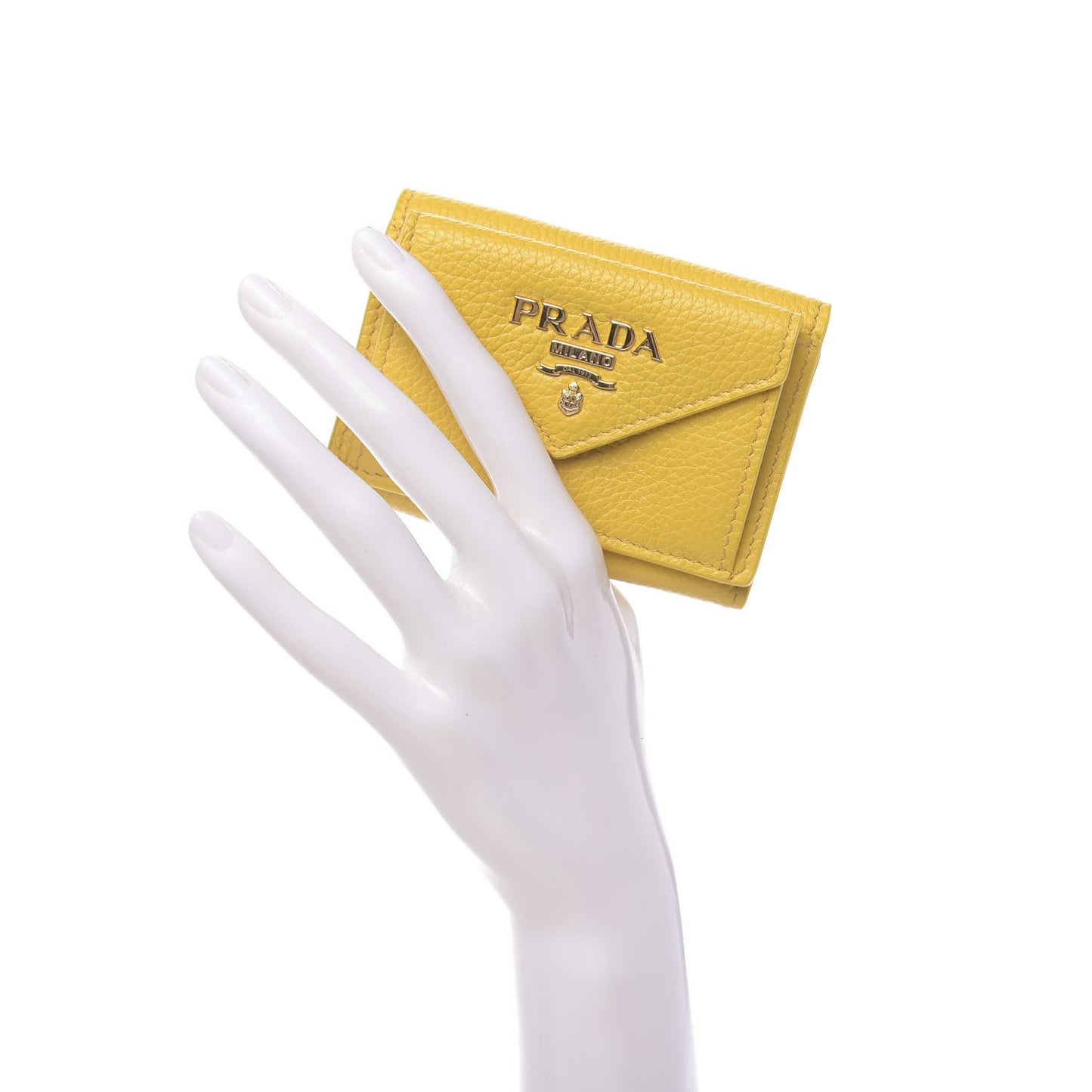 Vitello Grain Small Tri-Fold Wallet Sole