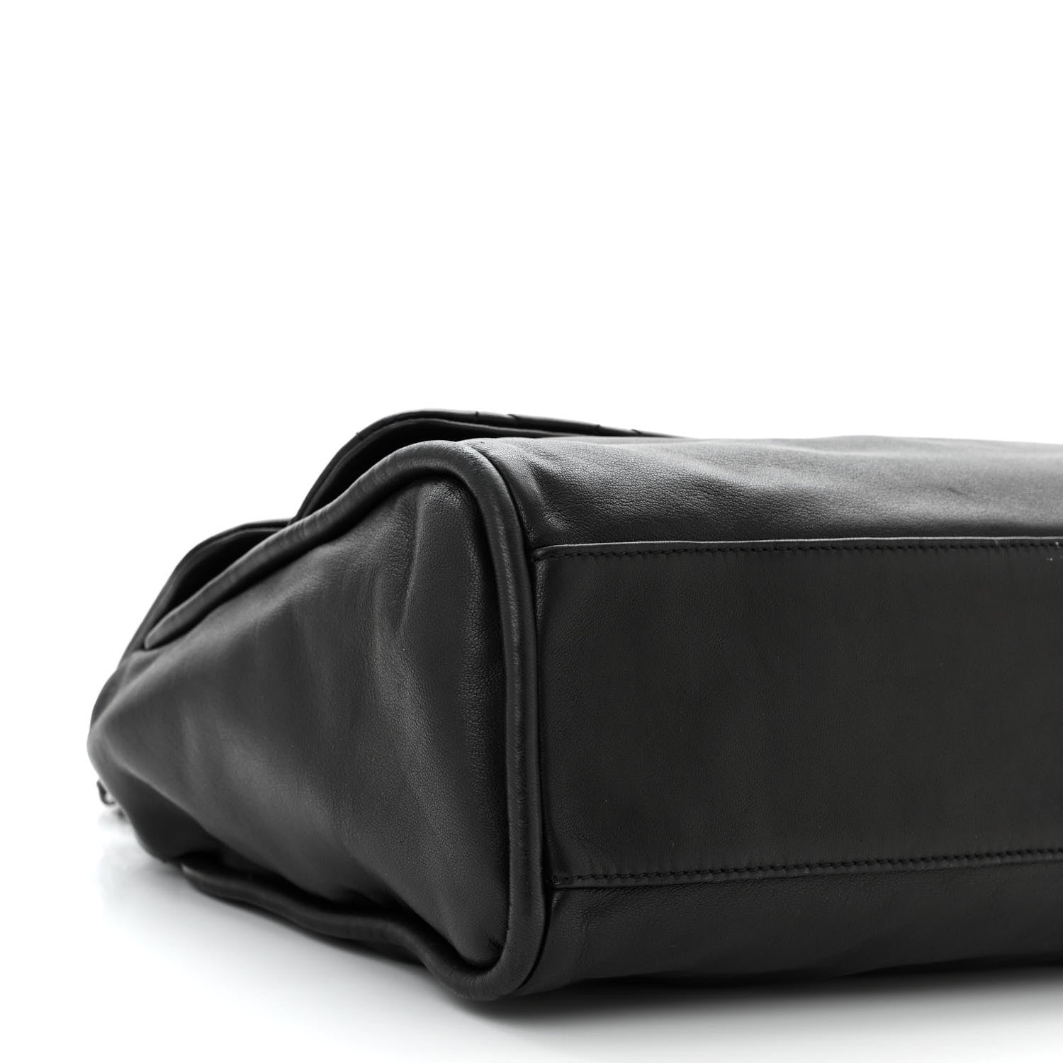 Chanel Lambskin Quilted Large Mademoiselle Double Flap Black 9 of 11