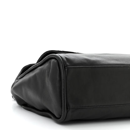 Chanel Lambskin Quilted Large Mademoiselle Double Flap Black 9 of 11