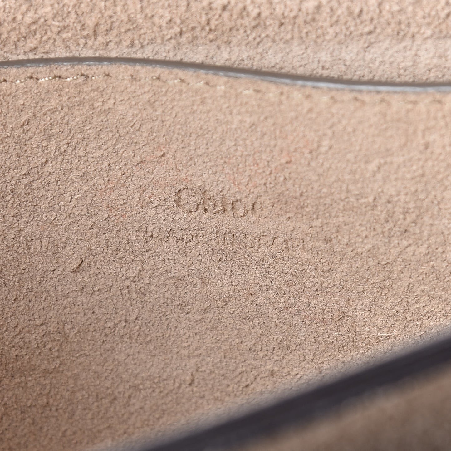 Suede Calfskin Small Faye Shoulder Bag Tobacco