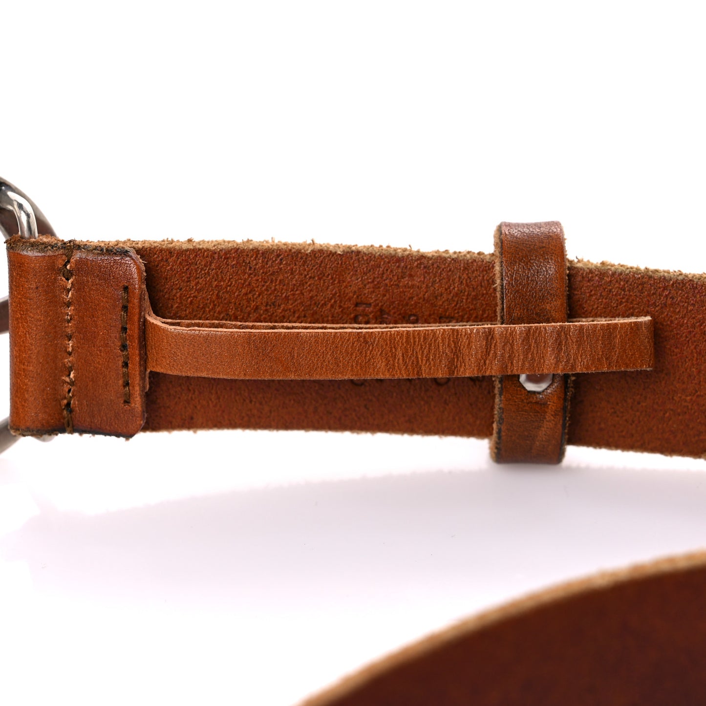 Cuoio Toscano Nickel Double Double G 30mm Belt 80 32 Cuir