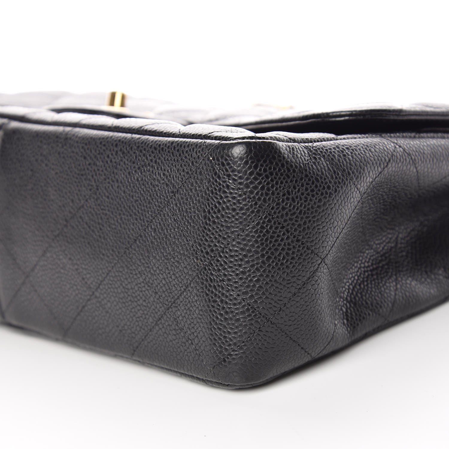 Chanel Caviar Quilted Jumbo Double Flap Black 11 of 11